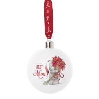 Best Mum Me To You Bear Christmas Bauble Extra Image 1 Preview